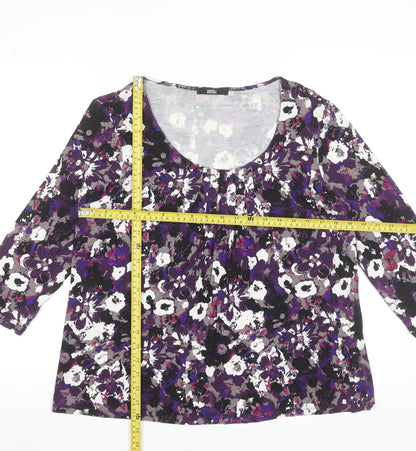 Womens UK Size 16 Marks and Spencer Multicoloured Tunic Blouse