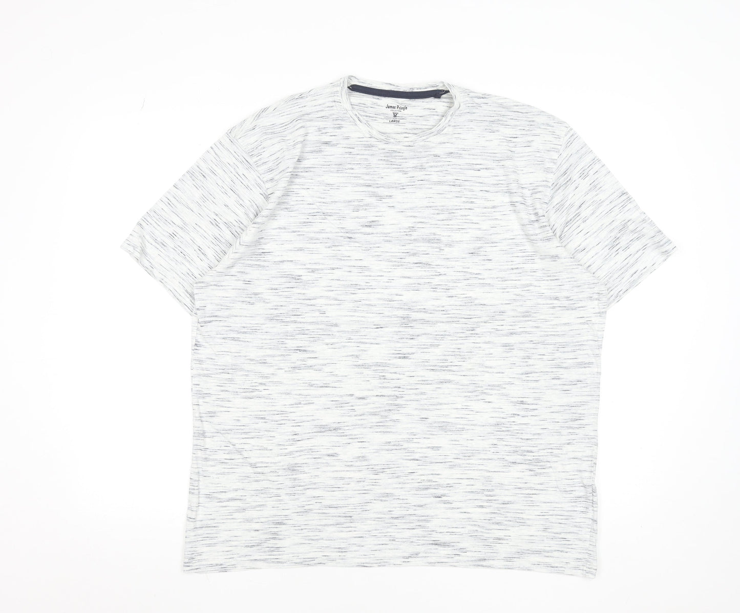 Mens UK Size L James Pringle White  T-Shirt