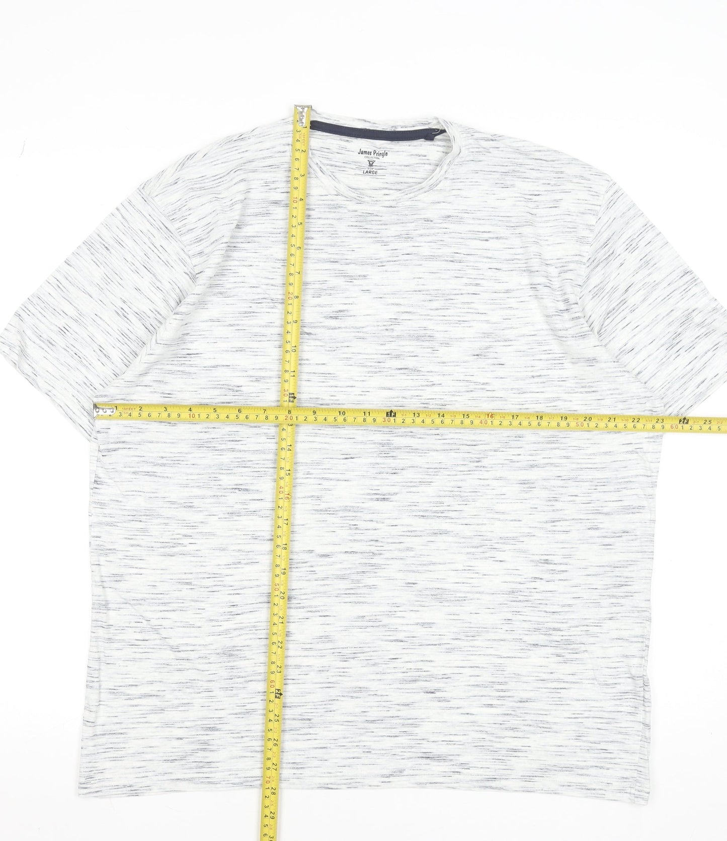 Mens UK Size L James Pringle White  T-Shirt