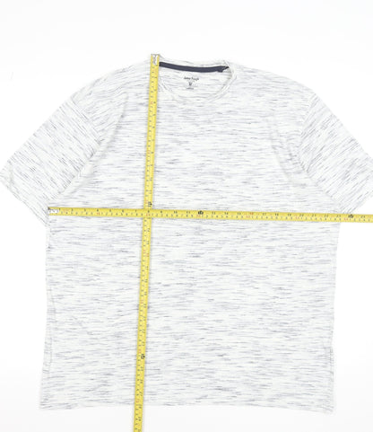 Mens UK Size L James Pringle White  T-Shirt