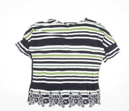Womens UK Size 14 NEXT Multicoloured Basic Blouse