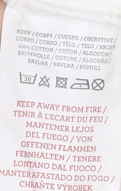 Umbro Men's White Graphic Sports T-Shirt Size L Short Sleeve Cotton