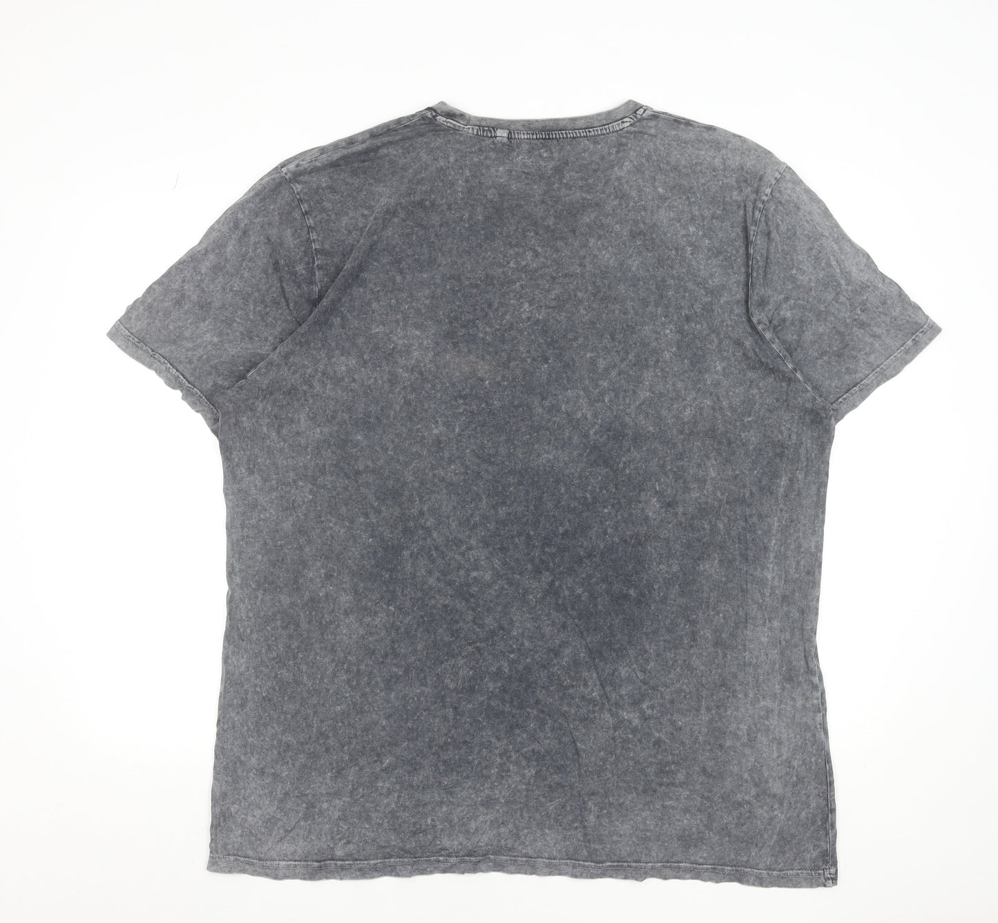 Next Men’s Grey Rolling Stones Band T-Shirt 2XL Regular Fit Cotton