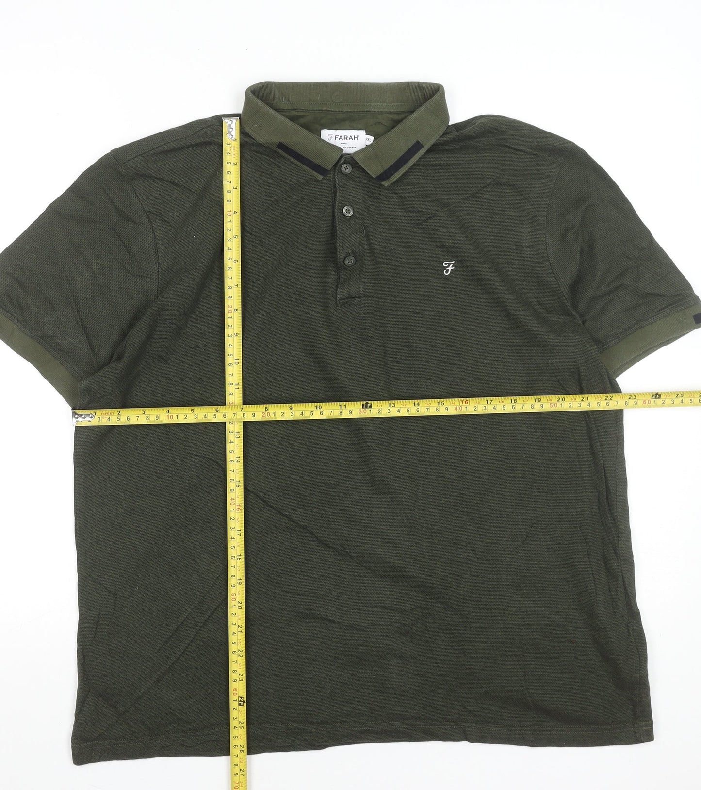 Mens UK Size 2XL Farah 100% Cotton Polo Shirt