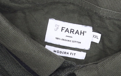 Mens UK Size 2XL Farah 100% Cotton Polo Shirt