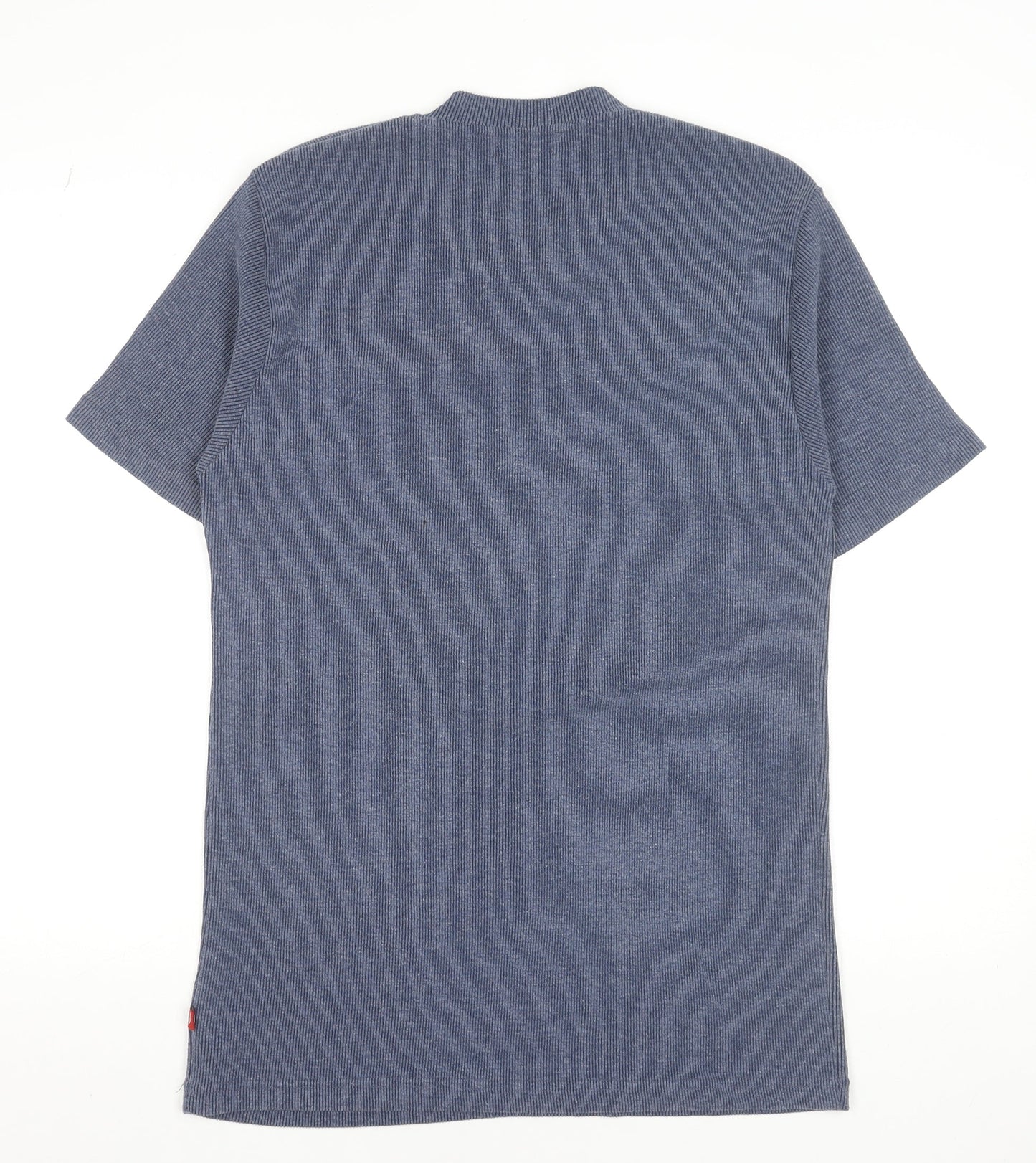 Whispering Smith Men's Blue V-Neck Short Sleeve Knit T-Shirt Size L
