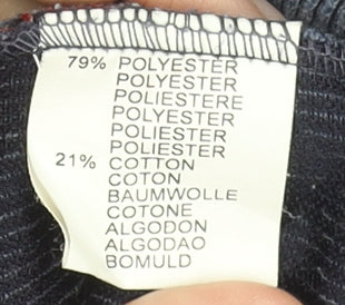 Whispering Smith Men's Blue V-Neck Short Sleeve Knit T-Shirt Size L