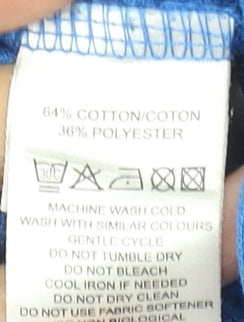 Calvin Klein Men’s Blue Golf Polo Shirt XL Cotton Blend