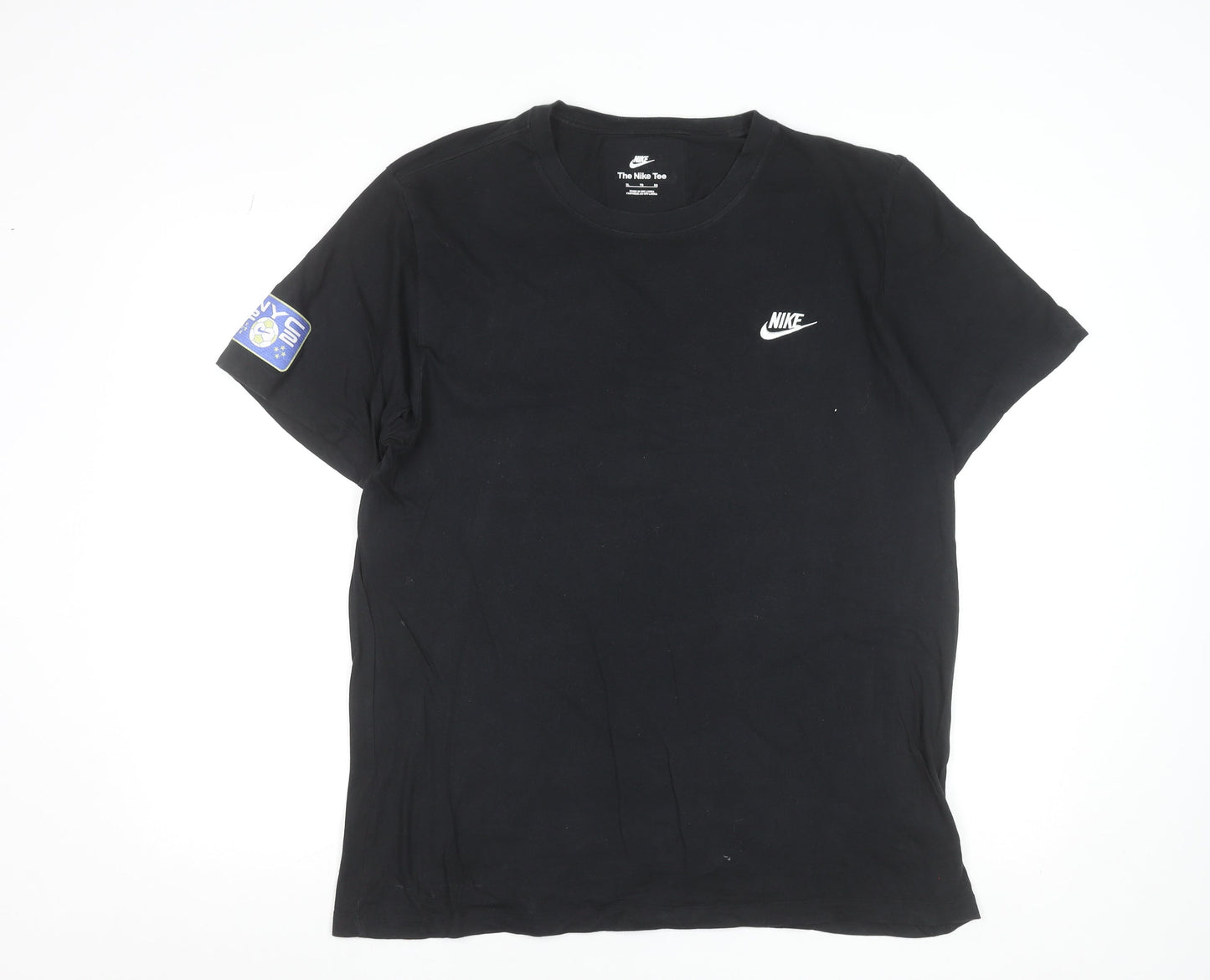 Nike Men's Black XL Sports City Crew Neck Cotton T-Shirt