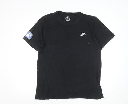 Nike Men's Black XL Sports City Crew Neck Cotton T-Shirt
