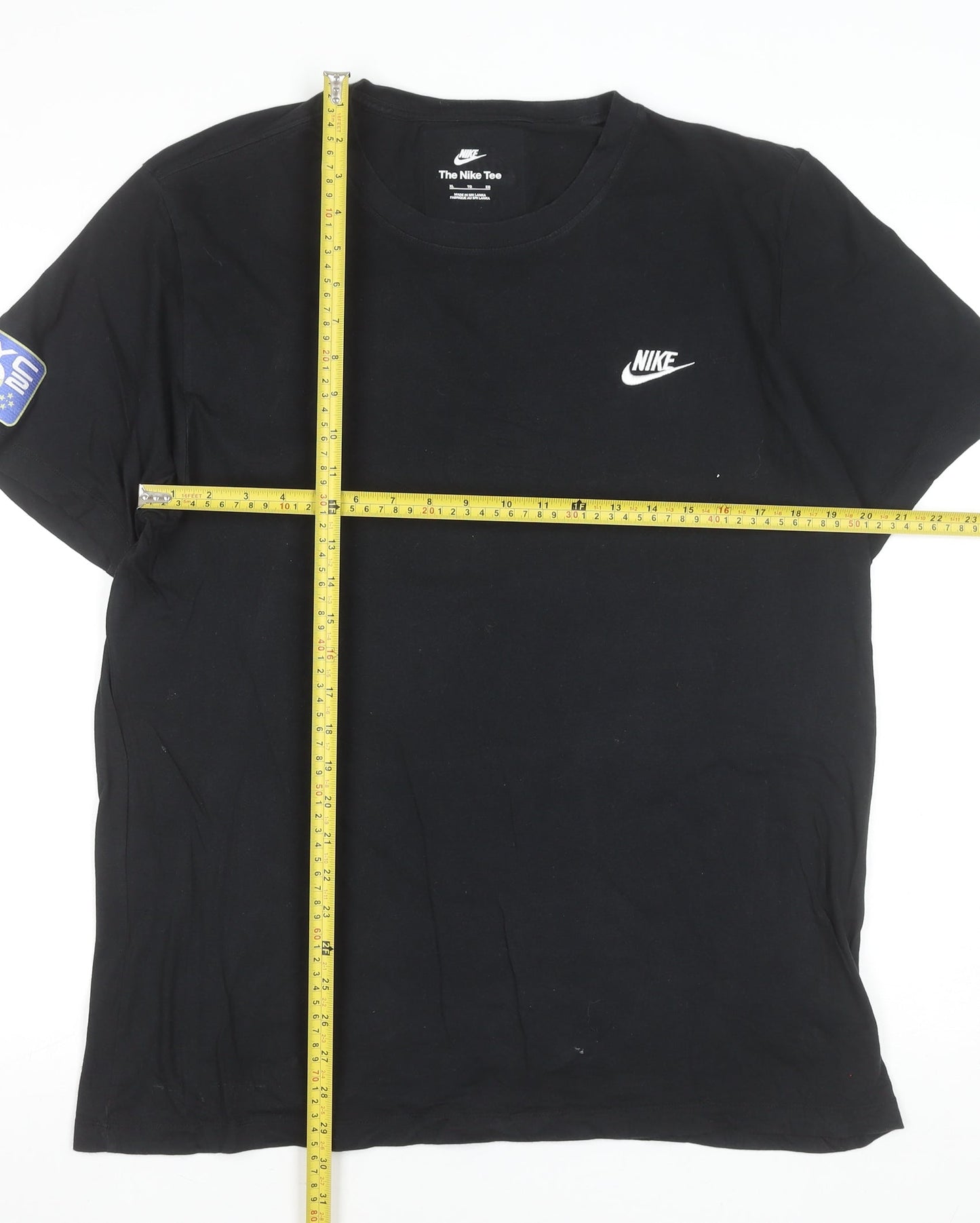 Nike Men's Black XL Sports City Crew Neck Cotton T-Shirt