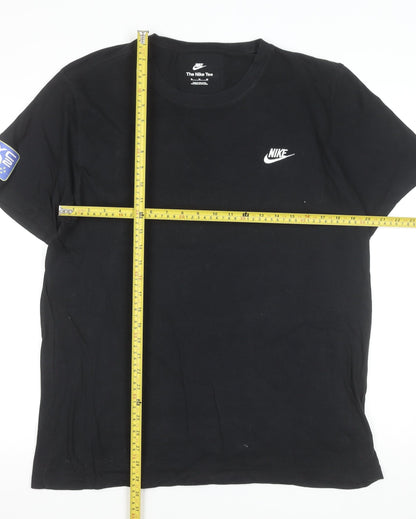 Nike Men's Black XL Sports City Crew Neck Cotton T-Shirt