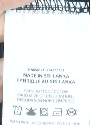 Nike Men's Black XL Sports City Crew Neck Cotton T-Shirt