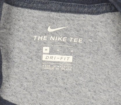 Nike Men's Blue Dri-FIT Crew Neck Short Sleeve Sports T-Shirt Size M
