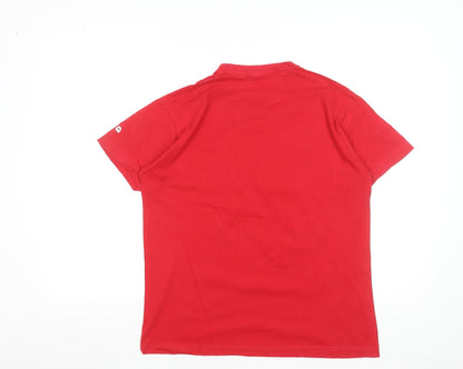 Le Tour de France Men's Red Cotton Cycling Graphic T-Shirt Size S