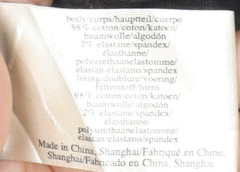 Laura Ashley Women’s Black White Striped Cotton Blazer UK 14