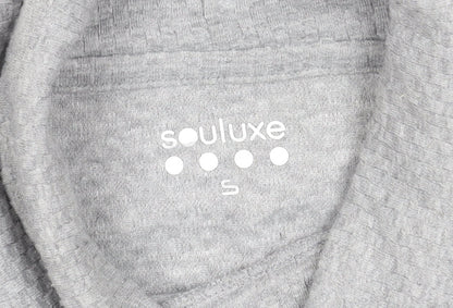 Womens UK Size S Souluxe Grey Basic T-Shirt