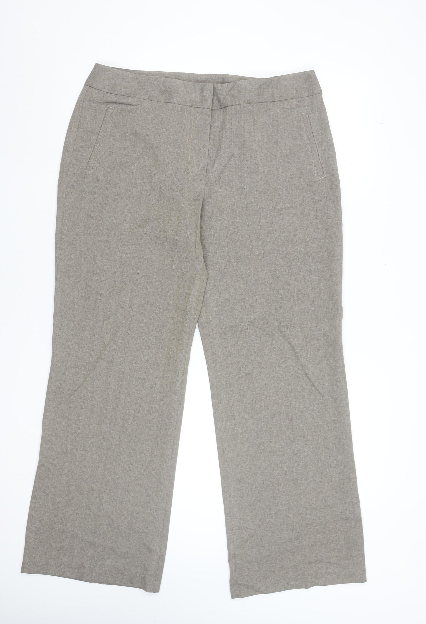 Womens UK Size 16 Marks and Spencer Classic Fit Business Workwear Casual Beige T