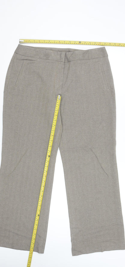 Womens UK Size 16 Marks and Spencer Classic Fit Business Workwear Casual Beige T