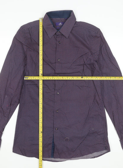Mens UK Collar Size M NEXT Smart Purple  Dress Shirt