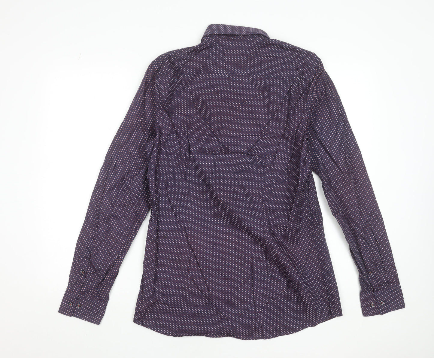 Mens UK Collar Size M NEXT Smart Purple  Dress Shirt