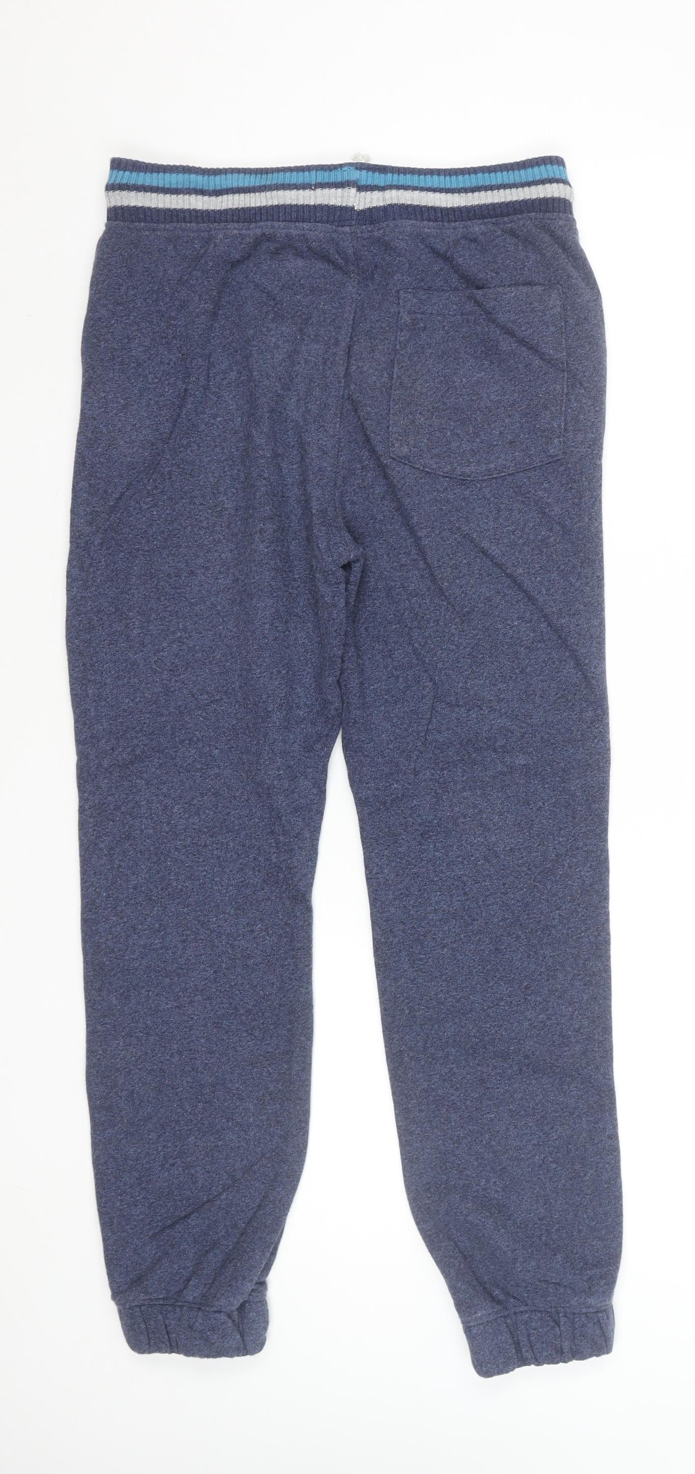 Boys UK Size 12-13 Years Marks and Spencer Regular Fit Jogger Blue Trousers