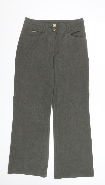 Womens UK Size M Rohofny Regular Fit Casual Business Travel Grey Trousers