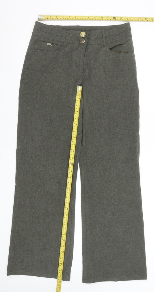 Womens UK Size M Rohofny Regular Fit Casual Business Travel Grey Trousers