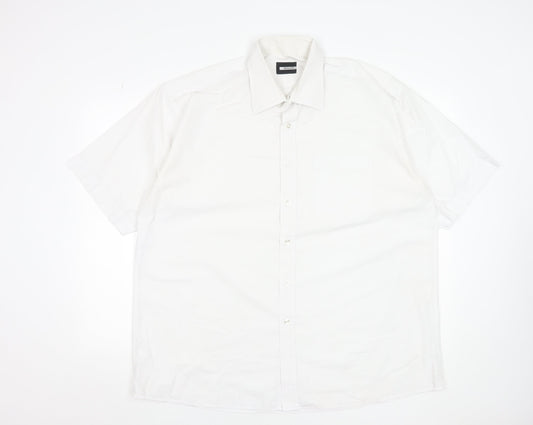 Mens UK Collar Size 2XL Pierre Cardin Smart White  Dress Shirt