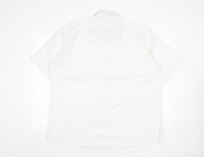 Mens UK Collar Size 2XL Pierre Cardin Smart White  Dress Shirt