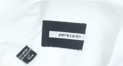 Mens UK Collar Size 2XL Pierre Cardin Smart White  Dress Shirt