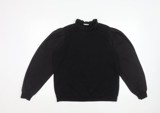 Womens UK Size M VILA Black Pullover Sweatshirt