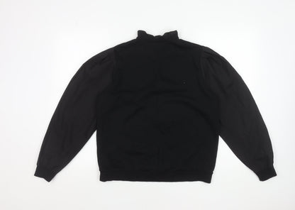 Womens UK Size M VILA Black Pullover Sweatshirt