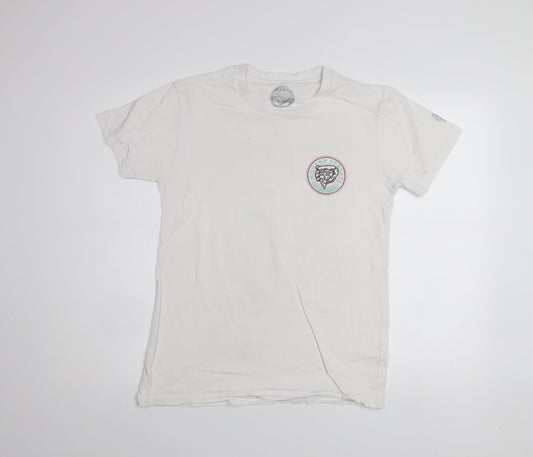 Modern Streets Men White Small Graphic Print Cereal Killer T-Shirt