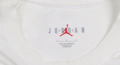 Nike Jordan Men's White Air Jordan Flight Collection T-Shirt L
