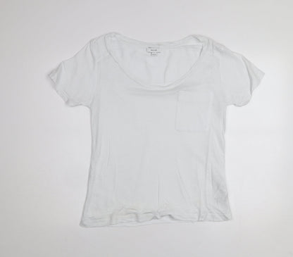 Womens UK Size S Reiss White Basic T-Shirt