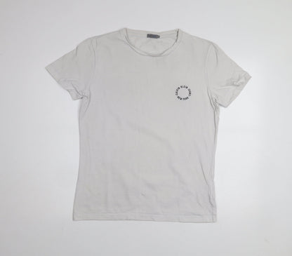 Mens UK Size L Calvin Klein Jeans White  T-Shirt