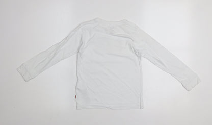 Boys UK Size 6 Years Levi's White Basic T-Shirt