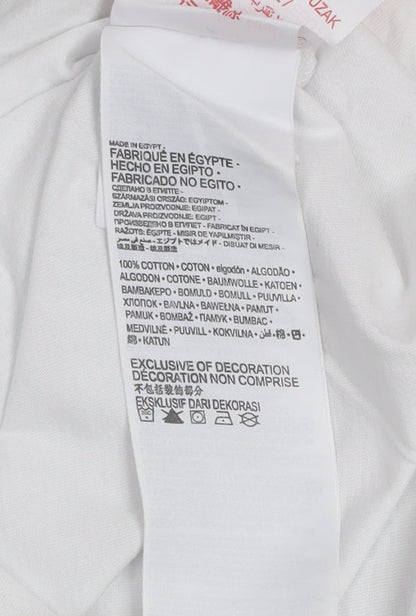 Boys UK Size 6 Years Levi's White Basic T-Shirt