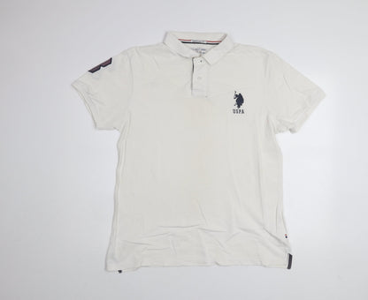 Mens UK Size XL U.S. Polo Assn. 100% Cotton Polo Shirt