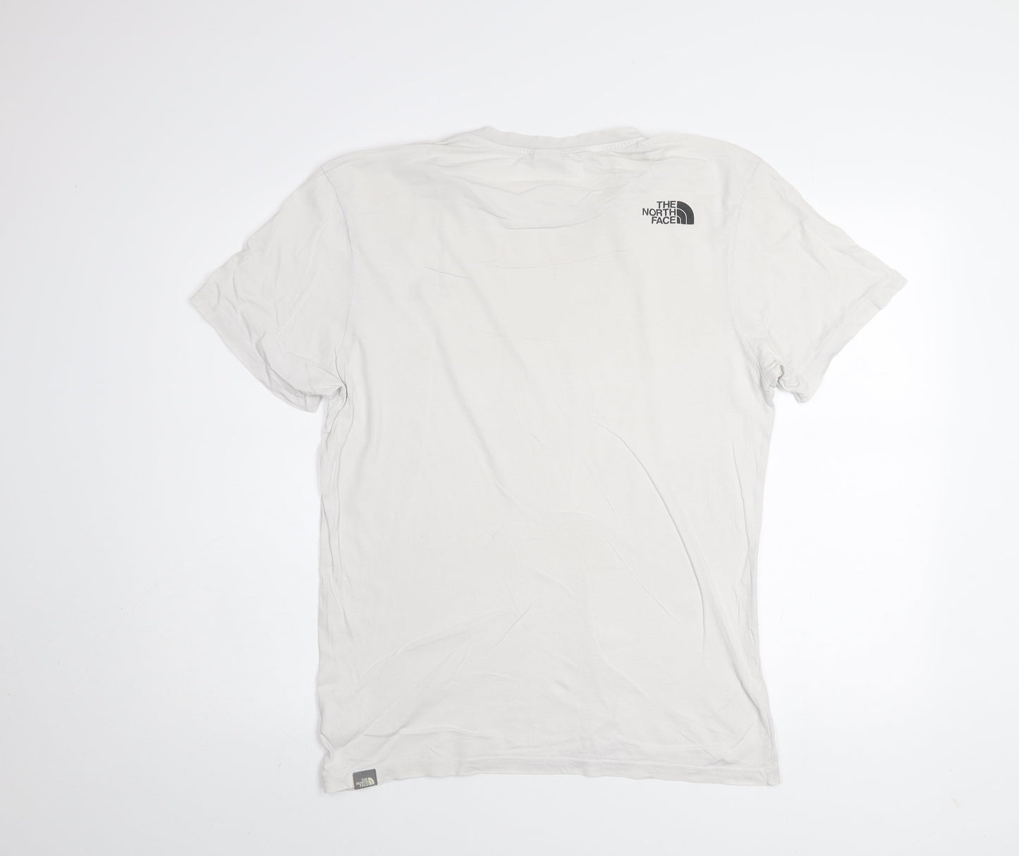 The North Face Men's White Cotton Short Sleeve Crew Neck T-Shirt M