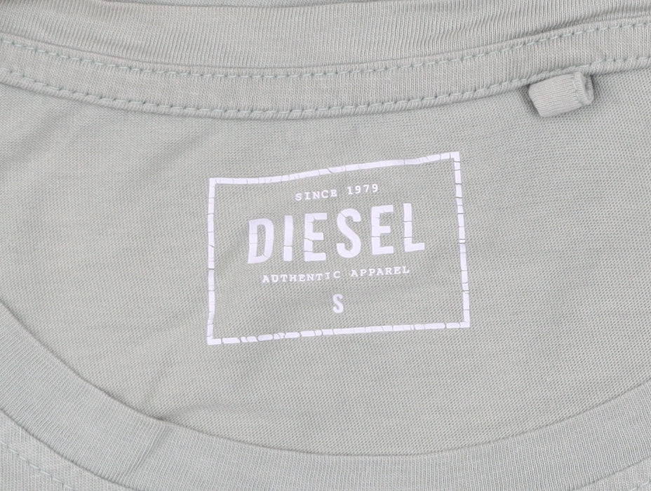 Mens UK Size S Diesel Green  T-Shirt