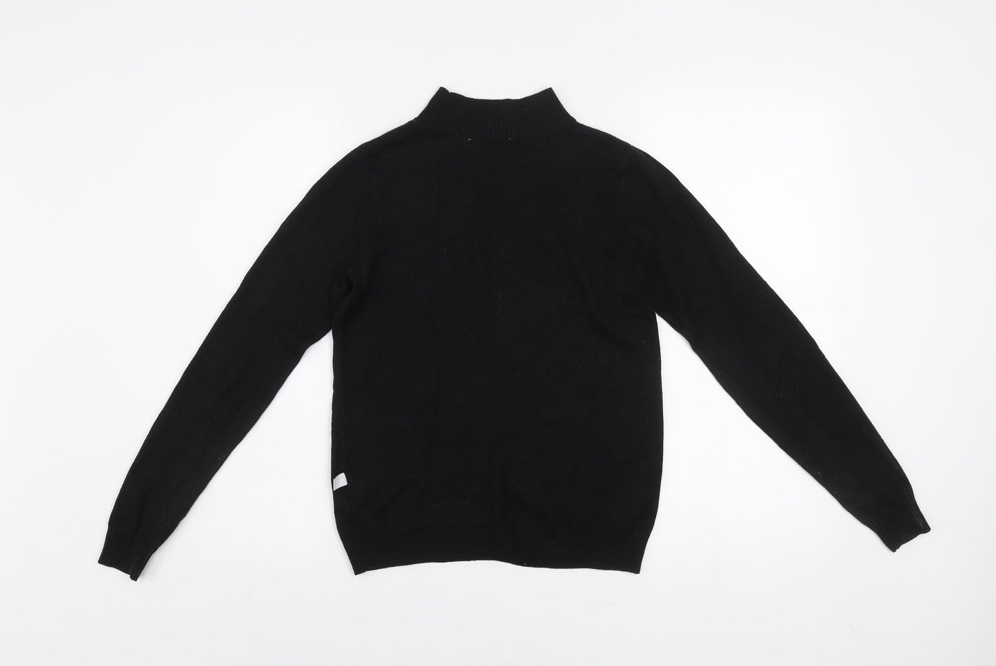 COLLUSION Women's Black Mock Neck Knit Jumper Size 8