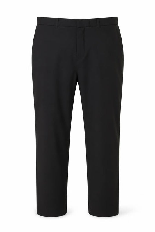 Front view of Next women’s black regular fit dress pants trousers, size UK 15r
