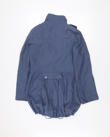 Womens UK Size 8 Warehouse Blue Military Jacket