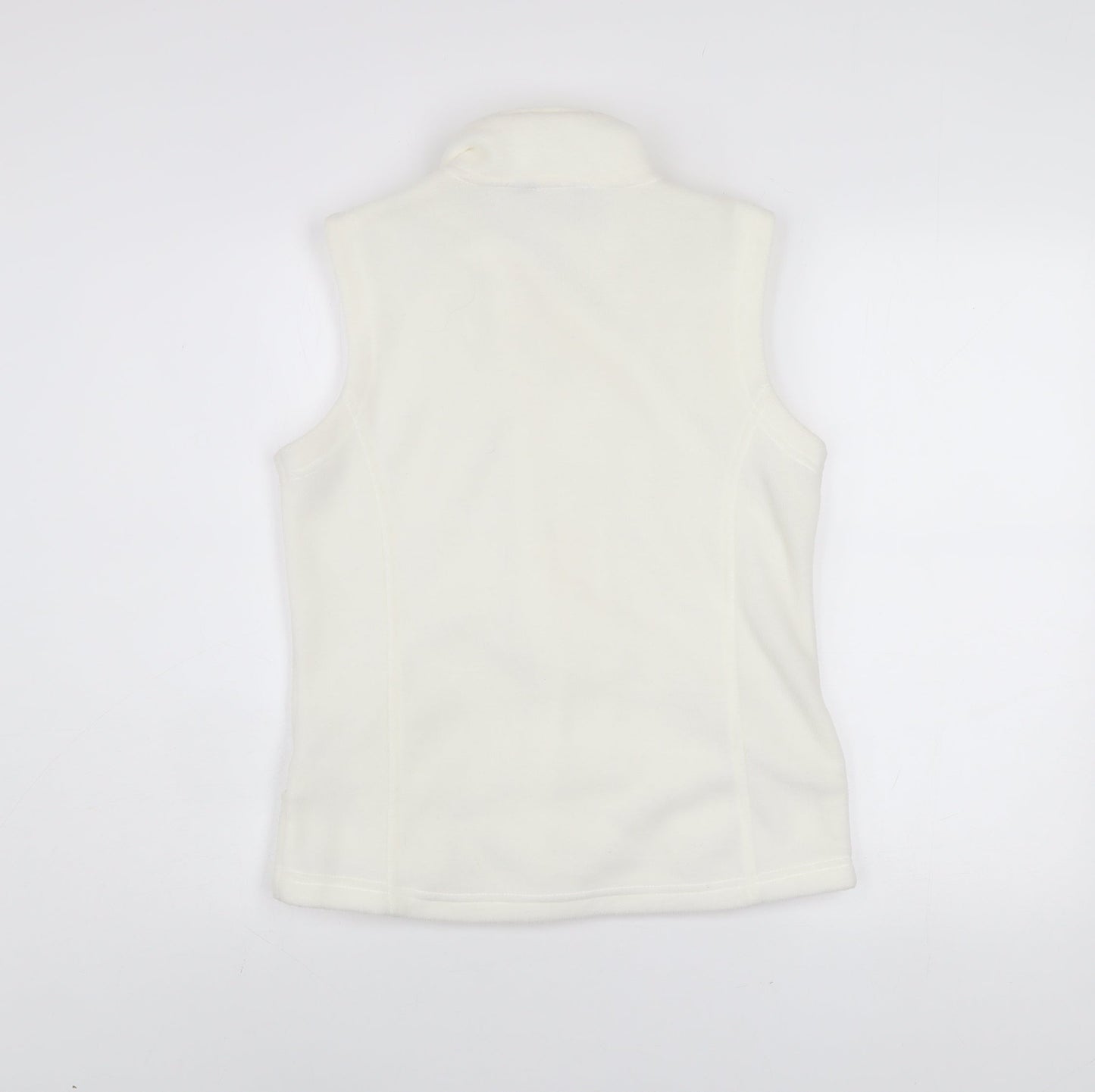M&Co Women’s Ivory Fleece Waistcoat Bodywarmer Size S