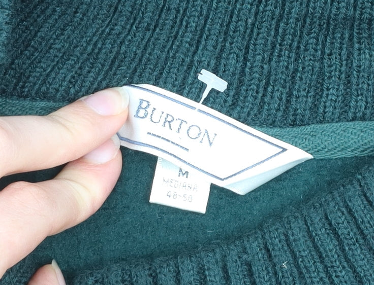 Mens UK Size M Burton Green Pullover Sweatshirt