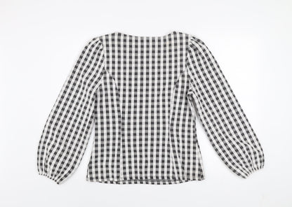 Womens UK Size 12 Gallery Black Tunic Blouse