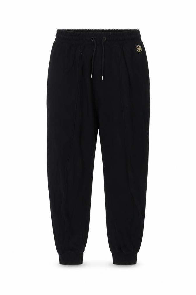 Mens UK Size L River Island Regular Fit Jogger Black Trousers