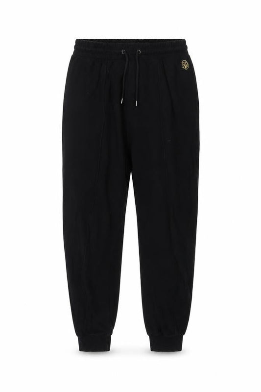 Mens UK Size L River Island Regular Fit Jogger Black Trousers